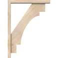 thumbnail image 3 of Ekena Millwork 3 1/2"W x 22"D x 30"H Merced Block Smooth Bracket w/ Offset Brace, Douglas Fir, 3 of 25
