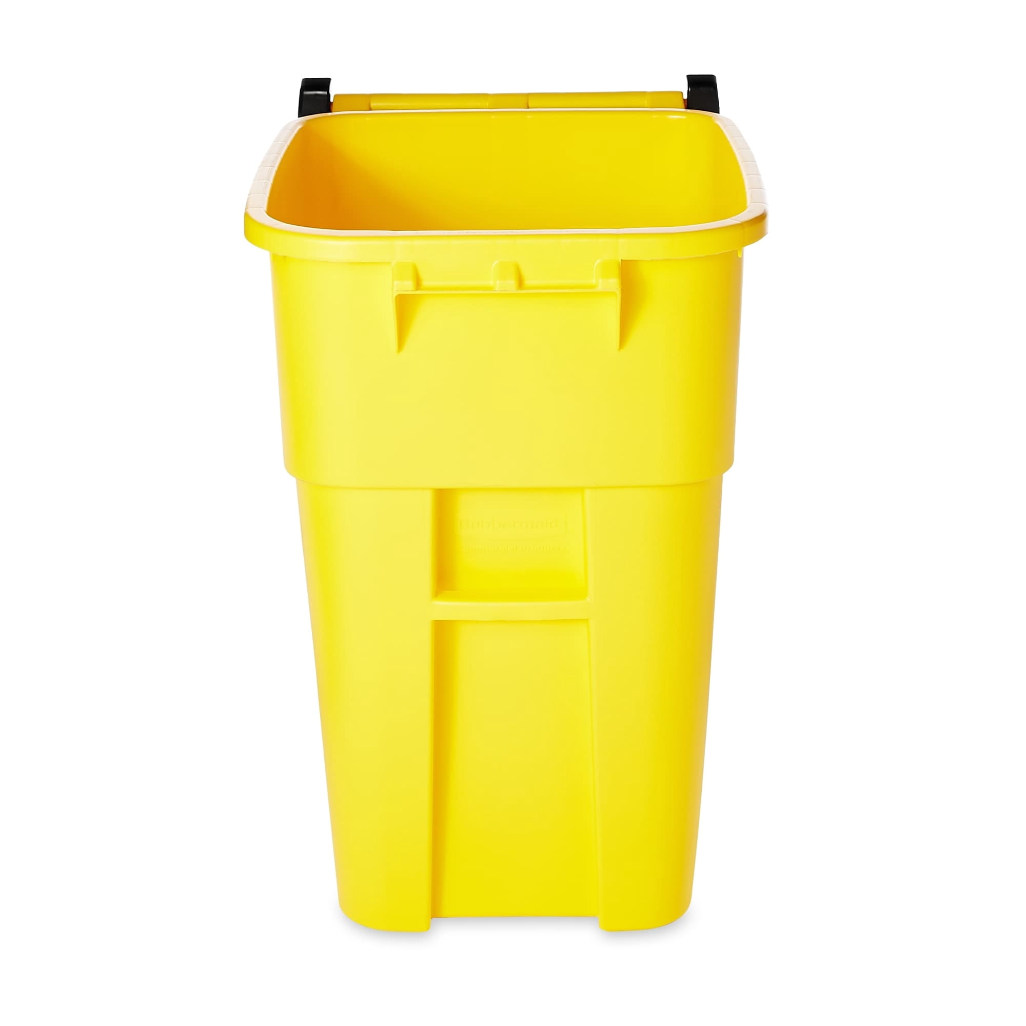 Rubbermaid Commercial Products 50 Gallon Rollout Trash Can, Blue