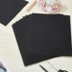 thumbnail image 5 of 10 hojas de papel aislante negro reciclable de 20 x 30 cm (7,87 x 11,8 pulgadas) para la confección de bolsos de cuero, embalaje y manualidades., 5 of 6