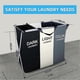 thumbnail image 2 of Collapsible Laundry Basket with 3 Compartment., 2 of 5