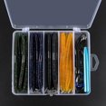thumbnail image 2 of Kit de señuelos de pesca de gusano loco, cebos de silicona suave con caja de aparejos Afortunado Sencillez, 2 of 5