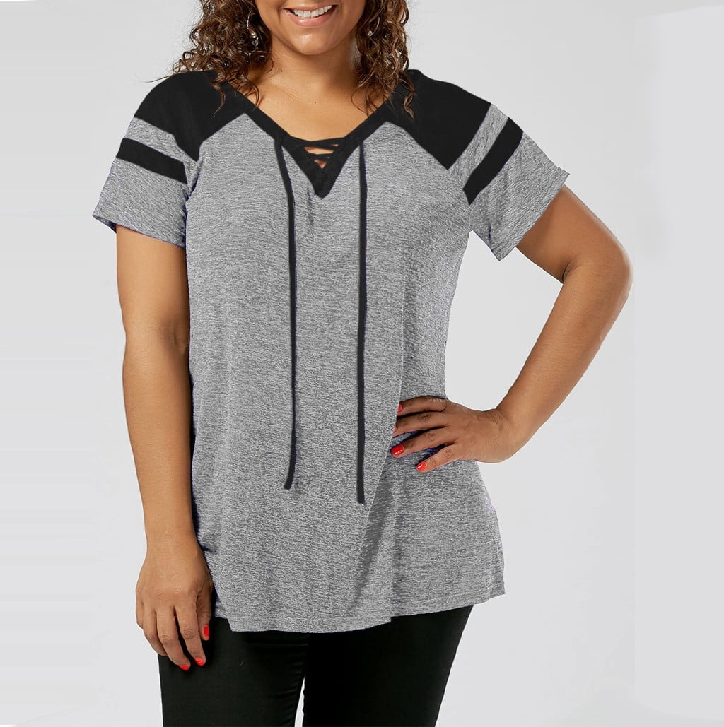 womens plus size tops walmart