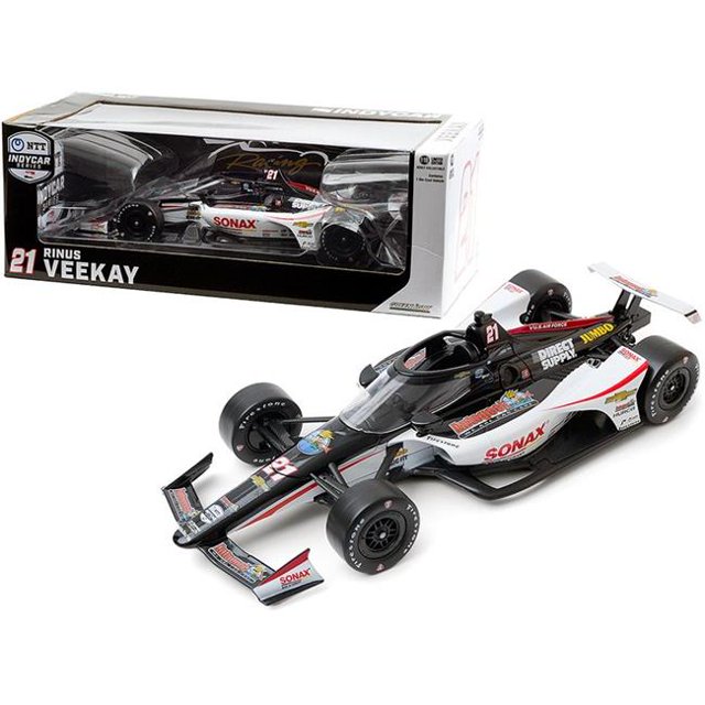 Greenlight GL11098 Dallara IndyCar No.21 Rinus VeeKay SONAX Ed Carpenter Racing NTT IndyCar Series 2020 1 by 18 Diecast Model Car