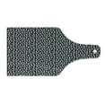 thumbnail image 1 of Board Game Cutting Board, Composition with Chess Piece Silhouettes Game Theme Collage Monochrome, Decorative Tempered Glass Cutting and Serving Board, in 3 Sizes, by Ambesonne, 1 of 2