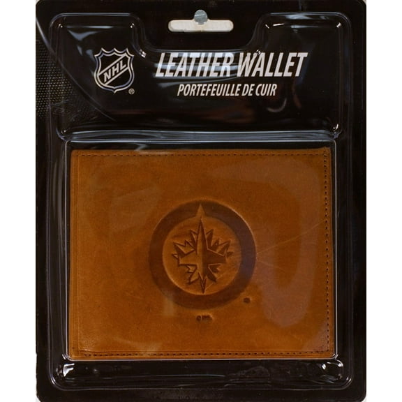 Winnipeg Hockey Jet's Embossed Leather Billfold Wallet