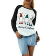 thumbnail image 3 of Womens Christmas Sweatshirt Xmas Casual Blouse Graphic Tops Xmas Shirts Female Sweater Jumpers, 3 of 9