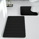 thumbnail image 1 of Juego de alfombrillas de baño de espuma viscoelástica Apmemiss, 2 unidades, prácticas, suaves, cómodas, con absorción de agua, antideslizantes, gruesas, lavables a máquina, fáciles de secar., 1 of 8