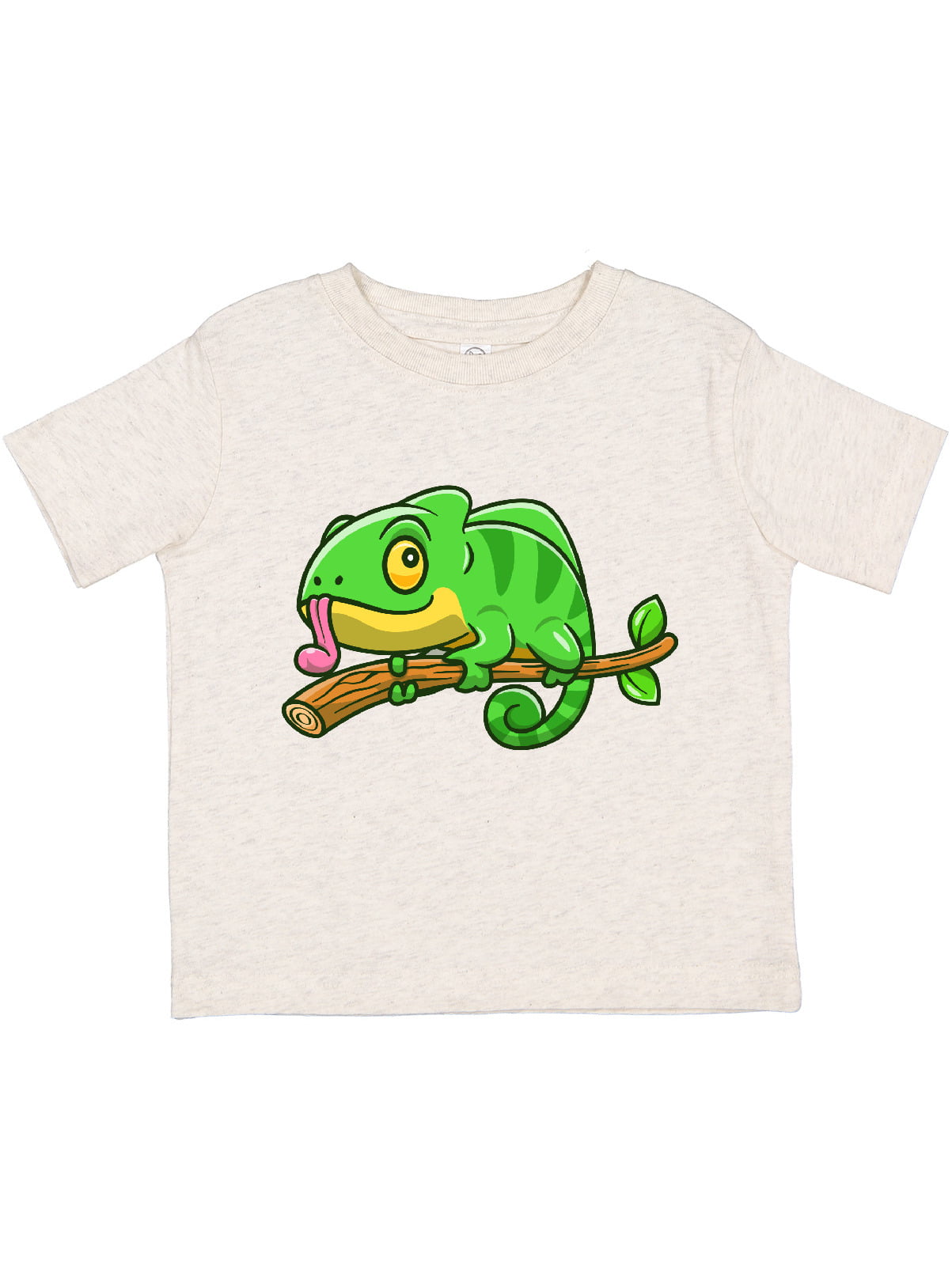 Cute Chameleon Toddler T-Shirt Animals Reptile Lizard Branch Fun Inktastic Tiny 