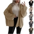 thumbnail image 1 of Sentmoon Women's Sweaters Oversized Long Sleeve Cardigan Sweater Solid Color Breathable Loose Knitted Fall Outfits Winter Trendy for Weekend Brunch Outfit Gray M, 1 of 7