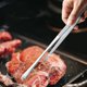 thumbnail image 4 of pinzas de cocina de 12 pulgadas, pinzas finas de acero inoxidable con puntas dentadas para chef, parrilla, barbacoa, pasta y ensalada., 4 of 7