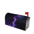 thumbnail image 2 of Bingfone Purple And Blue Nebula Magnetic Mailbox Cover Standard Size for Garden Yard Outdoor Decorations-25.5x21 in, 2 of 7