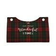 thumbnail image 2 of Logiee Wonderful Time Christmas Print Tissue Box Cover,Stylish Tissue Box Holder Decorative Tissue Cover for Bathroom Toilet Bedroom Living Room Table Desk Office, 2 of 7