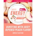 thumbnail image 2 of Grinds Energy Pouches, Nicotine-Free, 80mg Caffeine, White Peach, 18 Pouches (1 Can), 2 of 6