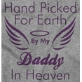 thumbnail image 2 of Hand Picked By Daddy in Heaven Romper Boys or Girls Infant Baby Brisco Brands 12M, 2 of 6