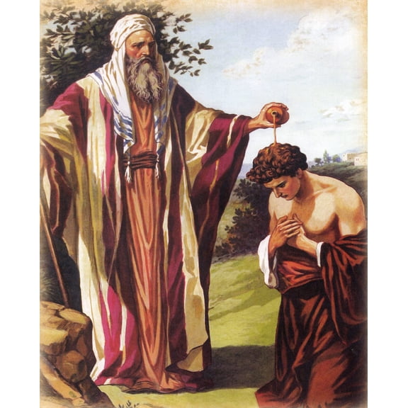 Catholic print picture - People Ask for a King T - 8" x 10" ready to be framed