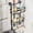 Black-3 Tier, variant on Over the Door Shower Caddy - 4 Tier Adjustable Shower Organizer Hanging with Soap Holder, No Drilling Stainless Steel Bathroom Rack Hanging for Body Wash, Shampoo, Soap, Razor, Silver
