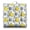 Bright Lemon Print, variant on Jungle Vibes Floor Pillow&nbsp;– 22x22 Inch Large Cushion, Dutch Velvet, Mixed Tropical Leaves (Wild & Free Spirit)