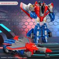 thumbnail image 2 of Children Deformation Manual Deformation Robot Toy Model Simulation Inertia Fighter Deformation Robot Model Boy Toys Small Gifts, 2 of 2