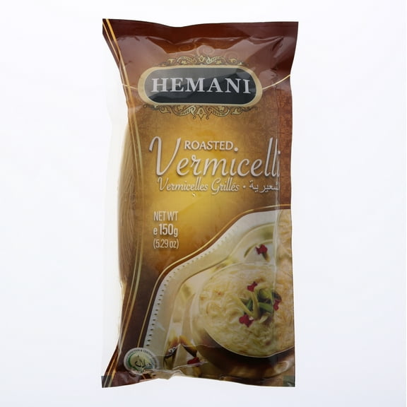 HEMANI Roasted Vermicelli Rice Noodle 5.3 OZ (150g) - Perfect for Cooking & Baking