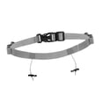 thumbnail image 2 of Quzzie Race Number Belt with Adjustable Closure And 6 Loops for Carrying Nutrition. Reflective Polyester Sports Belt. Comfortable And Secure for Racers. Gray, 2 of 8