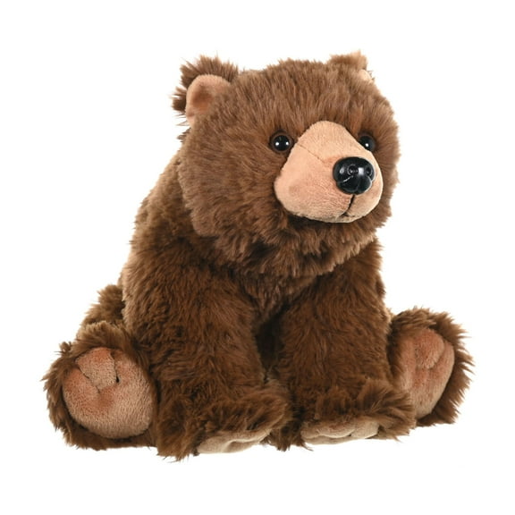 Wild Republic Cuddlekins Brown Bear Stuffed Animal, 12 Inches