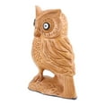 thumbnail image 2 of NOVICA Wood figurine, 'Owl Glory', 2 of 4