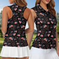 thumbnail image 3 of HUIACONG 250th Anniversary Matching Golf Shirts for Couples Mens Short Sleeve Golf Shirt Sleeveless Golf Tops for Women Collared 1/4 Zip Moisture Wicking Quick Dry Lightweight Breathable Woman XS, 3 of 6