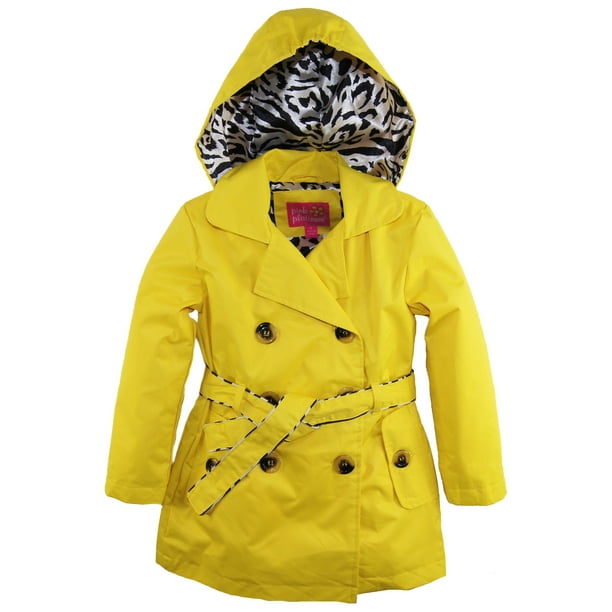 Pink Platinum Pink Platinum Girls 46X Fashion Neon Trench Rain