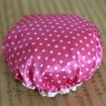 thumbnail image 5 of Limei 1Pcs Shower Hat Elastic Double Layer Soft Brim Bath Cap for Women, 5 of 7