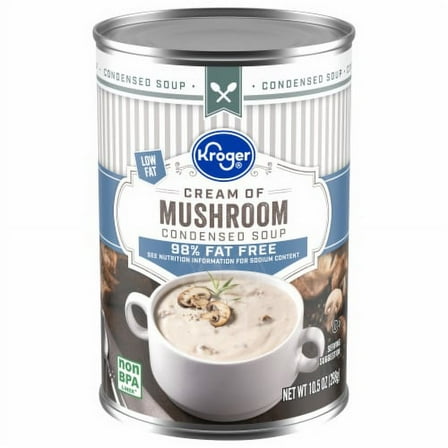 KR 98% Fat Free Cream of Mushroom Condensed Soup 10.5 oz.
