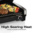 thumbnail image 6 of Hamilton Beach Electric Indoor Searing Grill Removable Easy-to-Clean Nonstick Plate, 6-Serving, Extra-Large Drip Tray, Stainless Steel (25360), 6 of 10