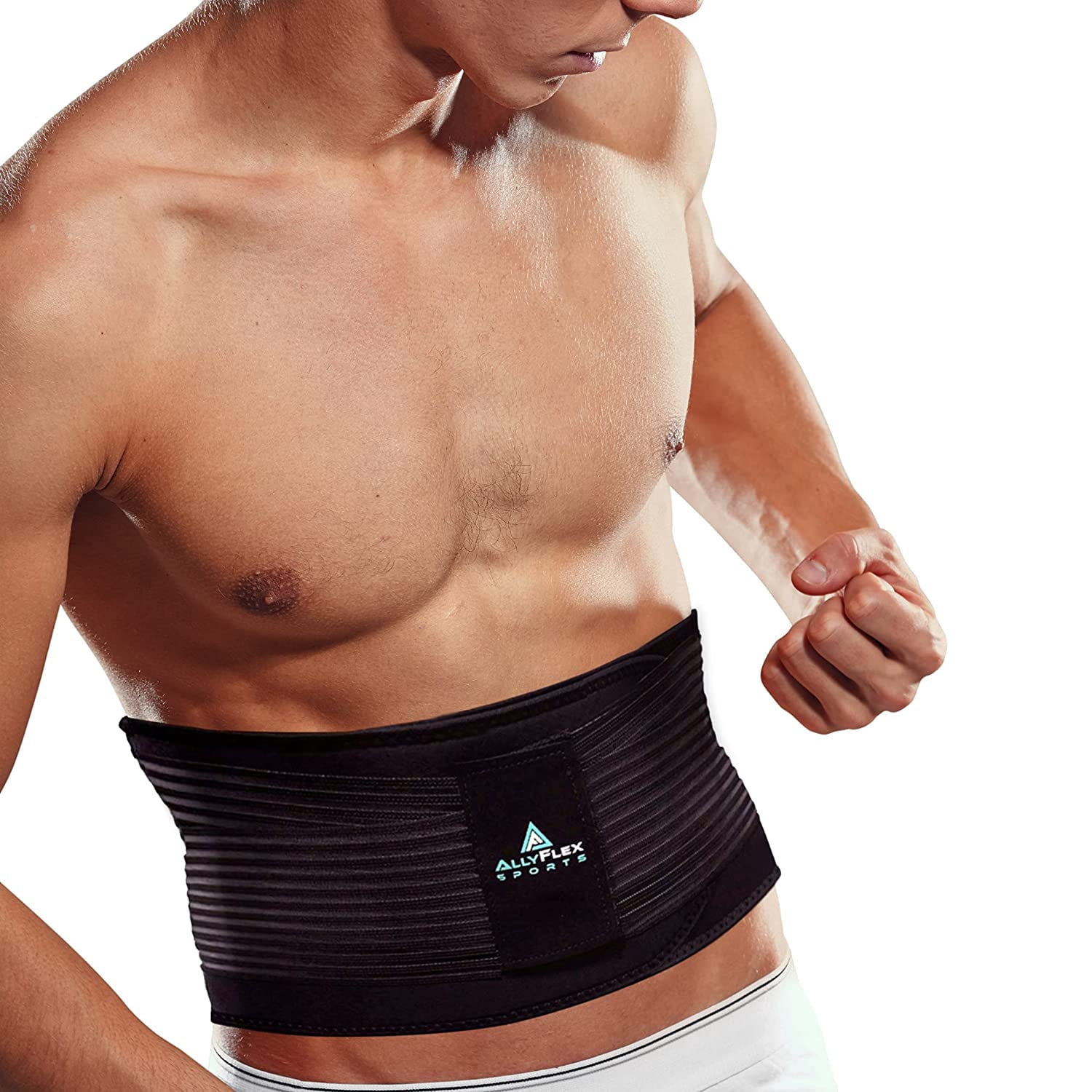 AllyFlex Adjustable Back Brace and Lumbar Support for Women and Men, Orthopedic Back Belt for Lower Back Pain Relief and Posture Correction, Xlarge/XXLarge