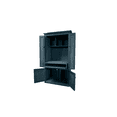 thumbnail image 2 of Traditional Oak Computer Armoire Desk, 2 of 2