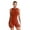 Rust, variant on Alvivi Women Sleeveless Zip Up One Piece Boyleg Swimsuits Surfing Rash Guard Wetsuits Black S