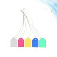 5 Sets/500pcs Unique Hanging Tags Plastic Waterproof Hanging Labels