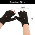 thumbnail image 2 of 2 guantes cálidos abatibles, guantes de punto, guantes cálidos de invierno para mujer 748, 2 of 5