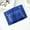 Blue, variant on 9.8x7.1 Inch 3 Ring Pencil Pouch, Transparent PVC Canvas Zipper Bag, Detachable Binder Pocket, Large Capacity Stationery Document Storage Organizer