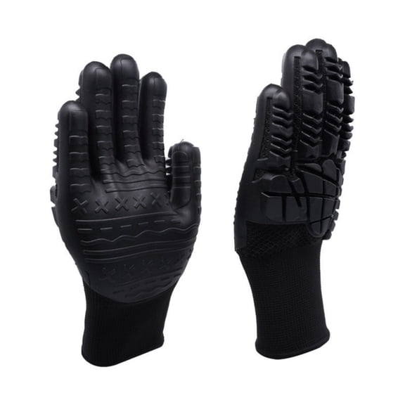 1 Pair Professional Anti Vibrations Work Gloves Shockproof Impacts Reduction Work Gloves Hand Protective Gloves