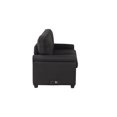 thumbnail image 6 of Dinosisco Twin Size Pull Out Sofa Bed, 2-in-1 Convertible Sleeper Couch with Mattress, 2-Seater Loveseat Sleeper for Living Room, Black, 6 of 13