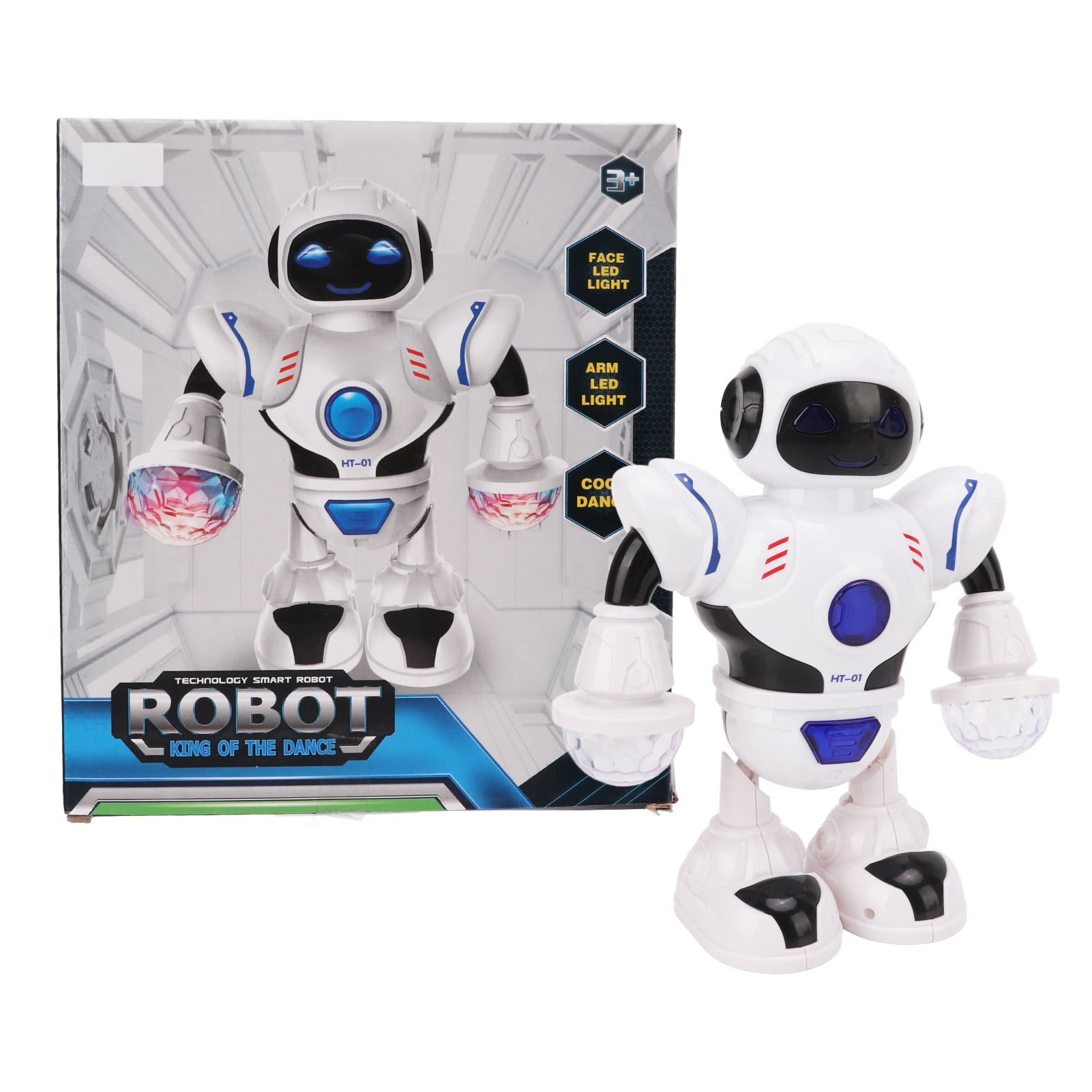 Dancing Robot Toy, Talking Robot Toy Educational Walking LED Lights ABS For Family Party Walmart.com