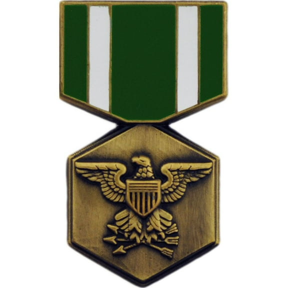 Eagle Emblems P15050 Pin - Medal, USN & USMC Command - 1.181 in.