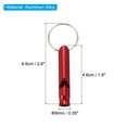 thumbnail image 2 of Uxcell Survival Whistle, 6 Pack Loud Sound Safety Whistle for Camping Hiking, Red, 2 of 6