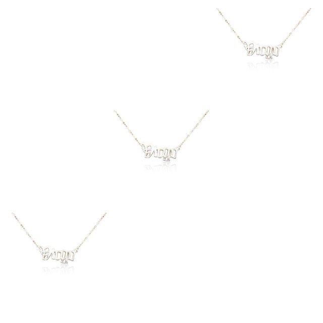 Guardurnaity Doce signos del zodiaco amistad collar DIY único elegante cómodo con tarjeta de exhibición joyería cadena encanto colgante Virgo Type1 NO1