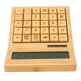 thumbnail image 1 of Calculadora, Calculadora De Función Con Batería De Madera Pantalla LCD Digital Multifunción De 12 Bits Para El Hogar, 1 of 7