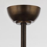 24 Inch Ceiling Fan with Light, Remote, Bronze Farmhouse Rattan Chandelier - Walmart.com