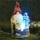 thumbnail image 3 of Cateissary Lámpara enana de jardín, instalación inalámbrica, resistente al agua, larga vida útil, luces solares para exteriores, resistente Kits de decoración para fiestas Sombrero azul, 3 of 6
