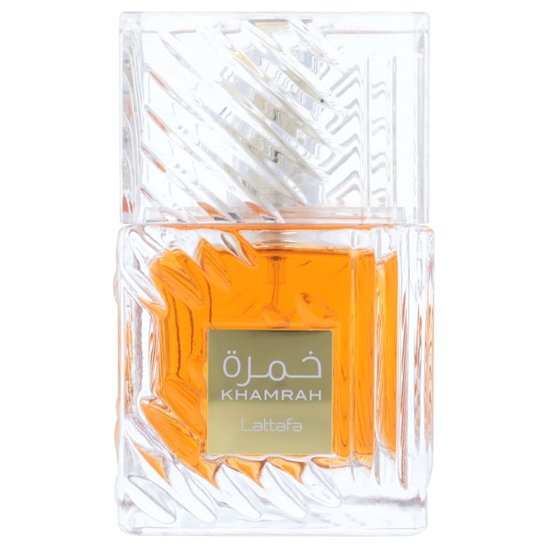 Lattafa Khamrah 3.4 oz EDP Spray, Long Lasting Aromatic Spicy