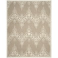 thumbnail image 5 of SAFAVIEH Manchester Naomh Medallion Striped Area Rug, Beige/Ivory, 5' x 8', 5 of 5