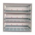 thumbnail image 2 of TISHITA 1/64 Model Car Display Case Parking Lot Scene Ornament Dustproof Storage Box Gray, 2 of 8
