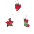 thumbnail image 2 of Colgante de Navidad, decoración de árbol de Navidad, juguete portátil de tela hermosa, calcetines encantadores, adorno colgante de corazón Kits de decoración para fiestas Calcetín navideño Billuyoard HA070525-01, 2 of 6